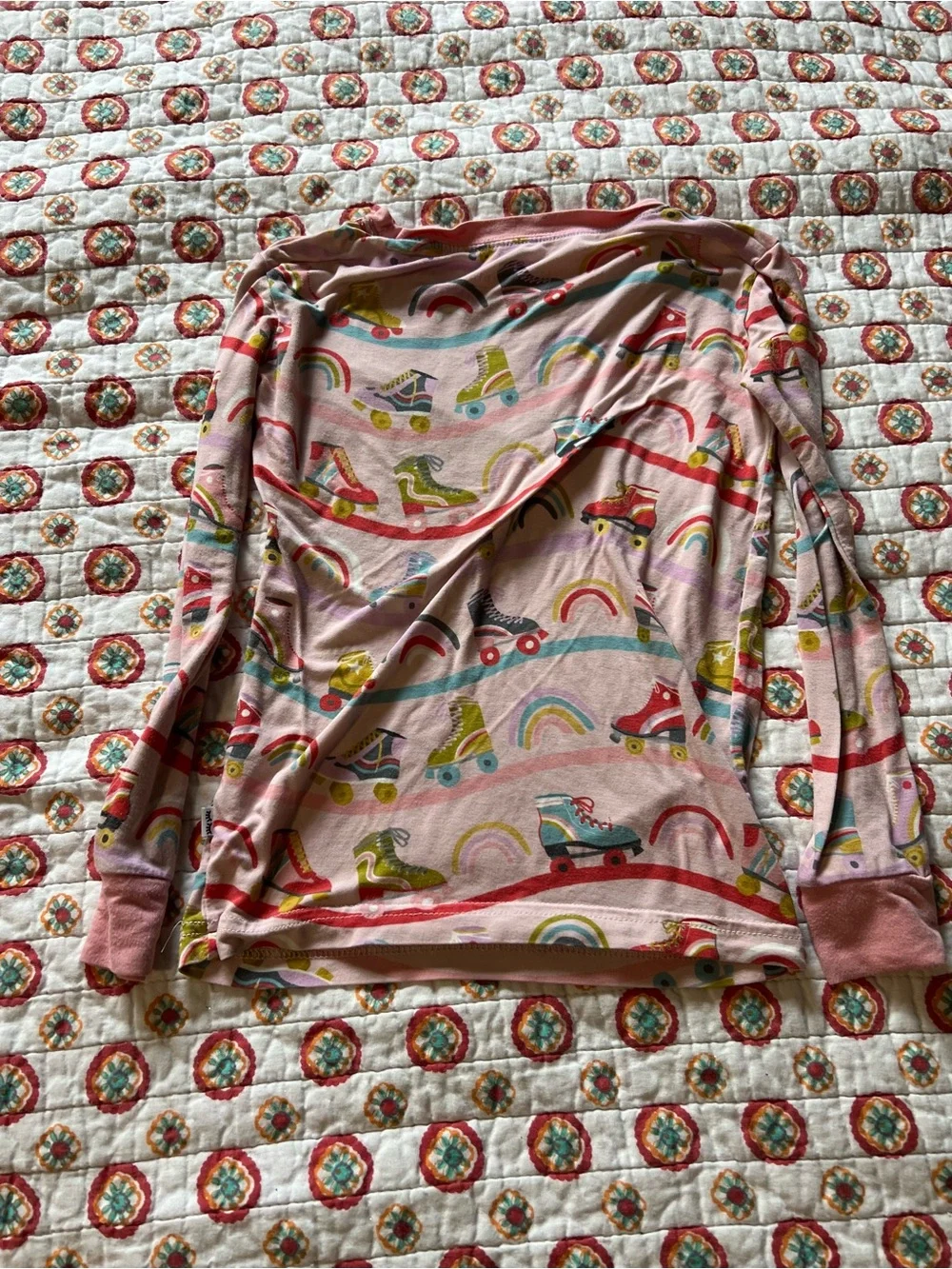 Little Sleepies Roller Blades Long Sleeve Pajama Top size 4T